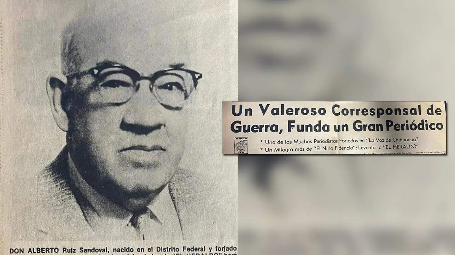 Alberto ruiz sandoval fundador de el heraldo